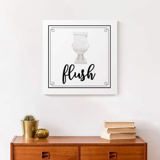 Flush 16" x 16" Canvas Wall Art